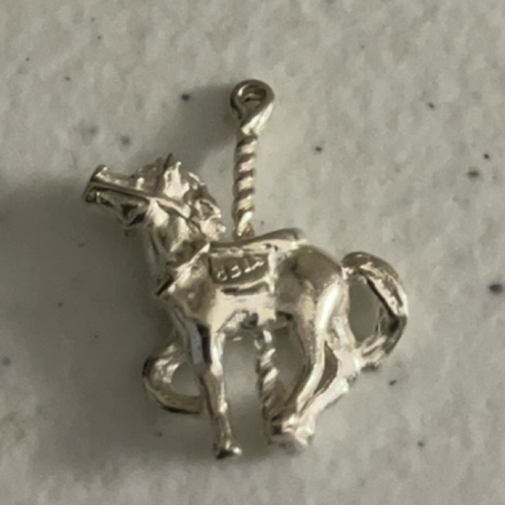 Sterling Silver Carousel Horse Charm
